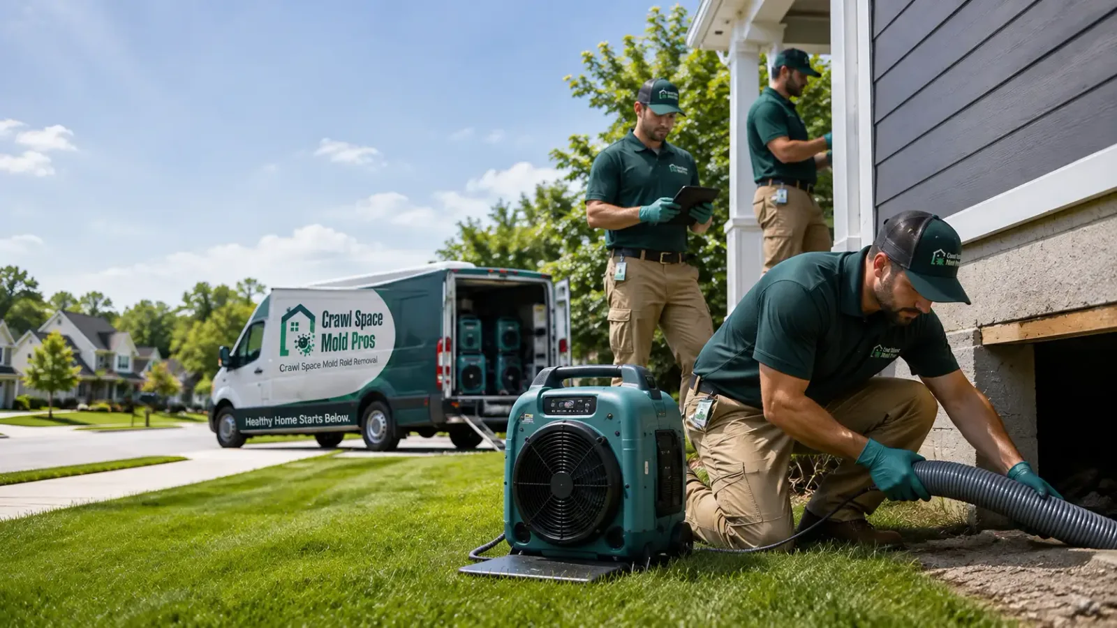 Crawl Space Mold Removal in Chester, CA